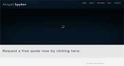 Desktop Screenshot of abigailspyker.com